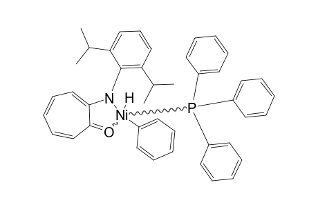 2-(2,6-DIISOPROPYL)-ANILINOTROPONE-NICKEL-(TRIPHENYLPHOSPHINE)-(HYDRIDE)-COMPLEX