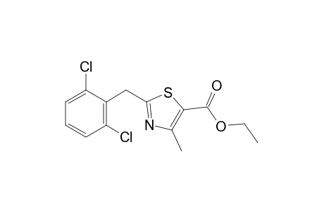 2-(2,6-dichlorobenzyl)-4-methyl-5-thiazolecarboxylic acid, ethyl ester