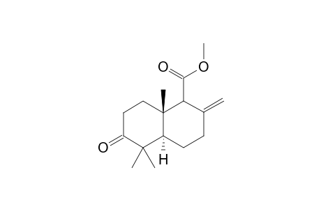 Methyl trans-decahydro-5,5,8a.beta.-trimethyl-2-methylene-6-oxo-1.xi.-naphthalenecarboxylate