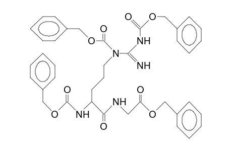 Z-Arginyl(Z2)-glycine benzyl ester