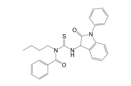 3-(3'-Benzoyl-3'-butyl-thioureido)-1-phenyl-2-oxo-2,3-dihydro-1H-indole