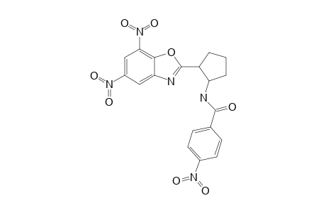 N-[1-(5,7-DINITRO-1,3-BENZOXAZOL-2-YL)-CYCLOPENTYL]-4-NITROBENZAMIDE