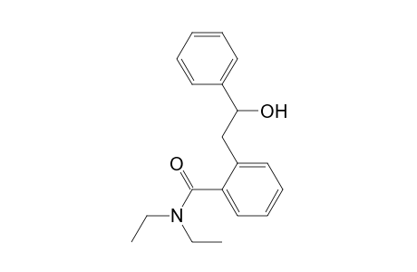 N,N-diethyl-2-(2'-hydroxy-2'-phenylethyl)benzamide