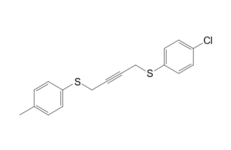 1-[(p-chlorophenyl)thio]-4-(p-tolylthio)-2-butyne