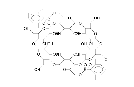 A,D-Bis(mesitylsulfonyl).alpha.-cyclodextrin