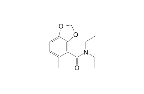 N,N-Diethyl 2-methyl-5,6-methylenedioxybenzamide