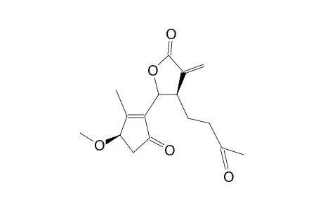 3beta-METHOXY-1,10-DIOXO-1,10-SECOGUAIA-4,11(13)-DIEN-6betaH-12,6-OLIDE; 3-O-METHOXY-ISO-SECOTANAPARTHOLIDE