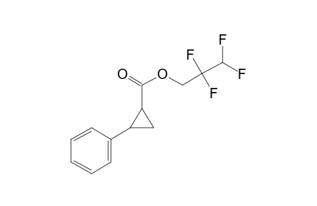 Cyclopropanecarboxylic acid, trans-2-phenyl-, 2,2,3,3-tetrafluoropropyl ester