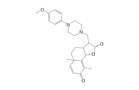 3-[[4-(4-methoxyphenyl)-1-piperazinyl]methyl]-5a,9-dimethyl-3a,4,5,9b-tetrahydro-3H-benzo[g]benzofuran-2,8-dione