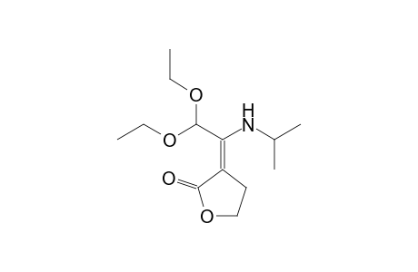 2-[1-(N-Isopropylamino)-2,2-diethoxyethylidene]butyrolactone