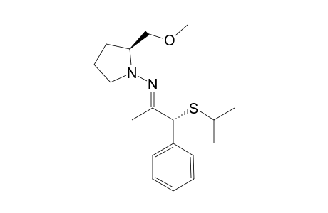 (2R,2'S)-(-)-1-(2'-(Isopropylsulfanyl)-1'-phenyl-1'-propylidenemino)-2-methoxymethylpyrrolidine