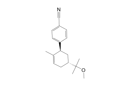 TRANS-6-(4-CYANOPHENYL)-4-(1-METHOXY-1-METHYLETHYL)-1-METHYL-CYCLOHEXENE