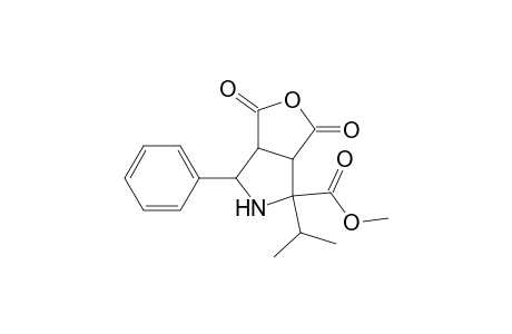 1H-Furo[3,4-c]pyrrole-4-carboxylic acid, hexahydro-4-(1-methylethyl)-1,3-dioxo-6-phenyl-, methyl ester, (3a.alpha.,4.beta.,6.beta.,6a.alp ha.)-(.+-.)-