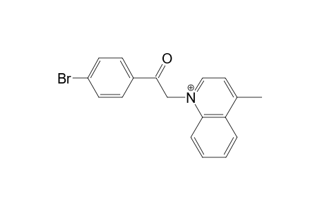 1-(4-bromophenyl)-2-(4-methyl-1-quinolin-1-iumyl)ethanone