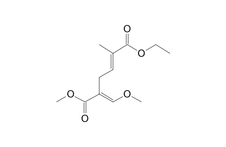 Methyl (E)-2-[(E)-3-ethoxycarbonyl-2-butenyl]-3-methoxypropenoate
