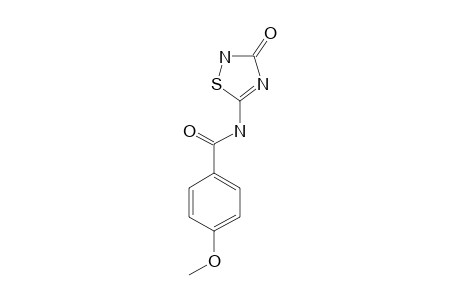 N-(3-keto-1,2,4-thiadiazol-5-yl)-4-methoxy-benzamide