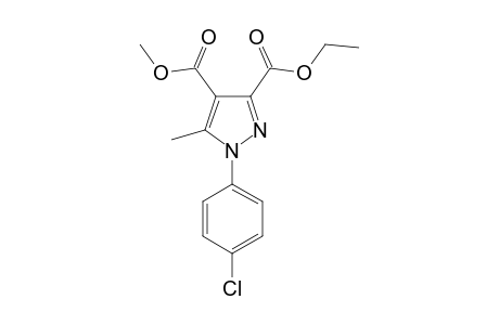 ETHYL-1-(4-CHLOROPHENYL)-4-(METHOXYCARBONYL)-5-METHYL-3-PYRAZOLECARBOXYLATE