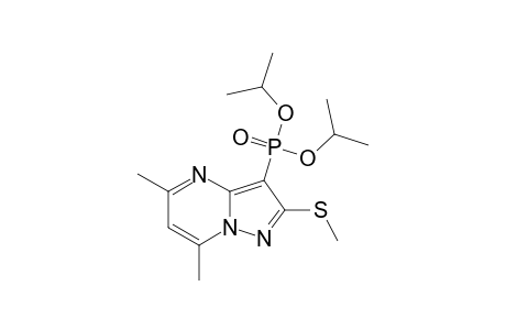 DIISOPROPYL-(5,7-DIMETHYL-2-METHYLSULFANYL-PYRAZOLO-[1,5-A]-PYRIMIDIN-3-YL)-PHOSPHONATE