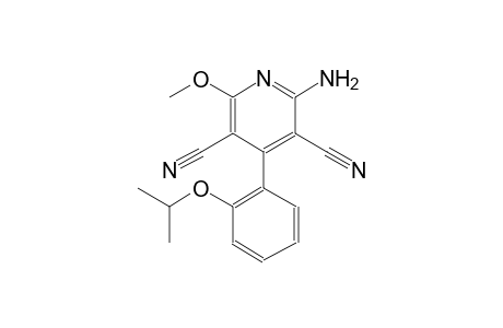 2-amino-4-(2-isopropoxyphenyl)-6-methoxy-3,5-pyridinedicarbonitrile