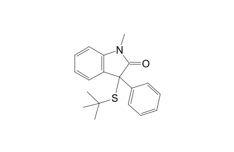 3-(tert-Butylthio)-1-methyl-3-phenylindolin-2-one