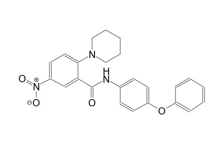 benzamide, 5-nitro-N-(4-phenoxyphenyl)-2-(1-piperidinyl)-