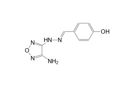 benzaldehyde, 4-hydroxy-, (4-amino-1,2,5-oxadiazol-3-yl)hydrazone