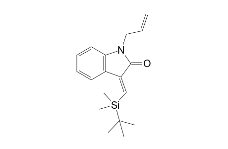 (3E)-1-allyl-3-[[tert-butyl(dimethyl)silyl]methylene]indolin-2-one