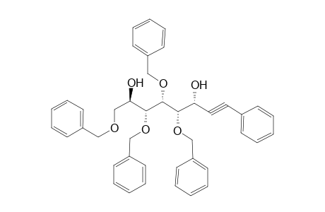 syn-4,5,6,8-Tetra-O-benzyl-1,2-dideoxy-1-phenyl-D-glycero-D-ido-oct-1-ynitol
