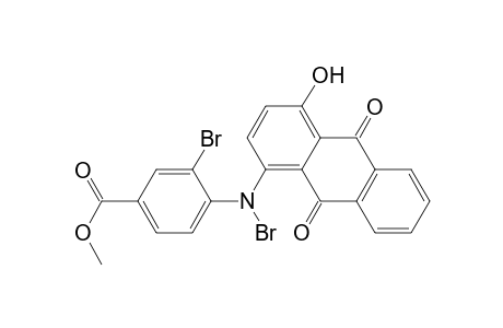 (3.alpha.,20.alpha.)-1-(Dibromo-4-carbomethoxyanilino)-4-hydroxy-anthraquinone