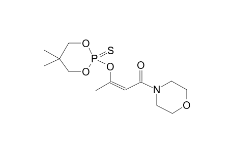 2-(1-MORPHOLINOCARBONYLPROP-1-EN-2-YLOXY)-2-THIOXO-5,5-DIMETHYL-1,3,2-DIOXAPHOSPHORINANE (ISOMER MIXTURE)