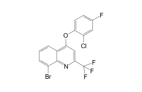 Quinoline, 8-bromo-4-(2-chloro-4-fluorophenoxy)-2-trifluoromethyl-