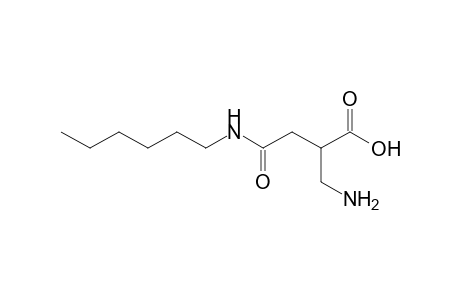 DL-2-(AMINOMETHYL)-N-HEXYLSUCCINAMIC ACID