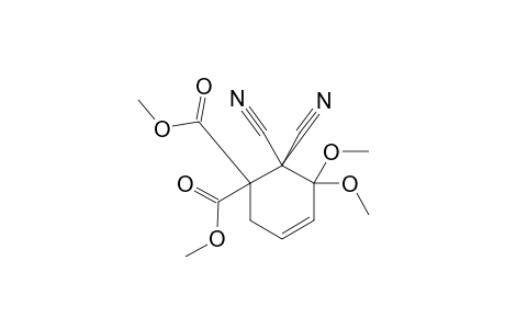 3,3-DIMETHOXY-4,4-DICYANO-5,5-DIMETHOXYCARBONYL-CYCLOHEXENE