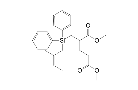 2-[[[(Z)-2-methylbut-2-enyl]-diphenyl-silyl]methyl]glutaric acid dimethyl ester