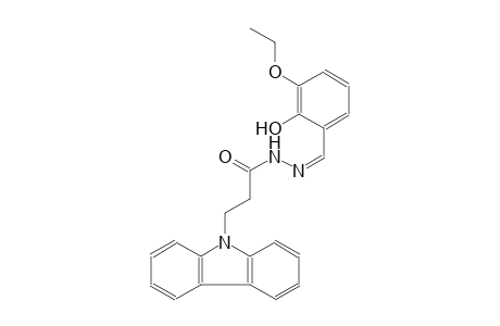 9H-carbazole-9-propanoic acid, 2-[(Z)-(3-ethoxy-2-hydroxyphenyl)methylidene]hydrazide
