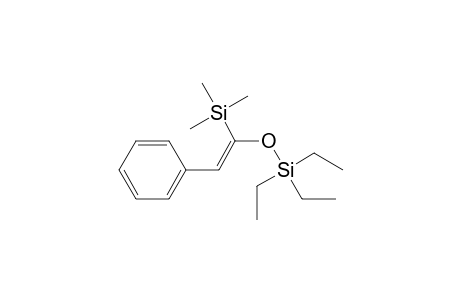 Triethyl-[(Z)-2-phenyl-1-trimethylsilyl-ethenoxy]silane