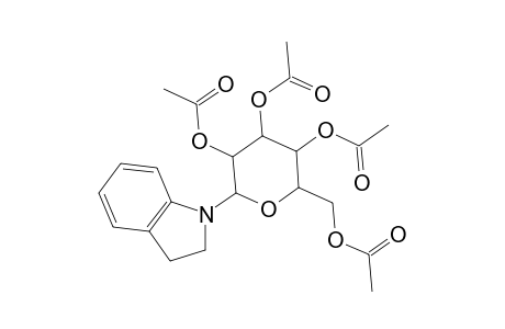 (3,4,5-triacetoxy-6-indolin-1-yl-tetrahydropyran-2-yl)methyl acetate