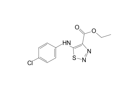 5-(p-chloroanilino)-1,2,3-thiadiazole-4-carboxylic acid, ethyl ester