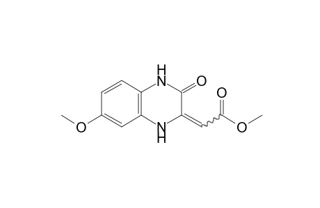 3,4-dihydro-7-methoxy-3-oxo-delta 2(1H), a-quinoxalineacetic acid, methyl ester