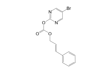 (E)-5-Bromo-2-pyrimidinyl-3-phenyl-2-propenyl carbonate