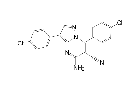 pyrazolo[1,5-a]pyrimidine-6-carbonitrile, 5-amino-3,7-bis(4-chlorophenyl)-