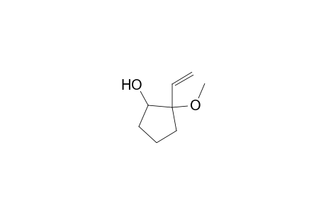 Cyclopentanol, 2-ethenyl-2-methoxy-, trans-