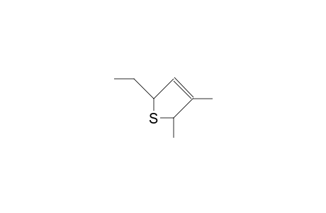 cis-2,3-Dimethyl-5-ethyl-2,5-dihydro-thiophene