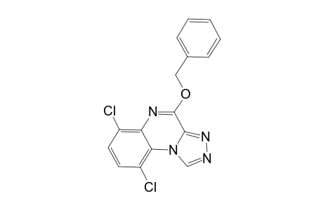 4-Benzyloxy-6,9-dichloro[1,2,4]triazolo[4,3-a]quinoxaline