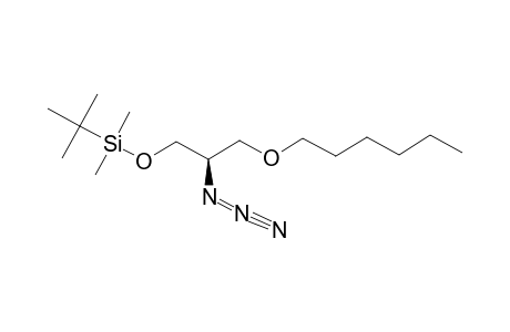 2-AZIDO-3-O-(TERT.-BUTYLDIMETHYLSILYL)-2-DEOXY-1-O-HEXYL-SN-GLYCEROL