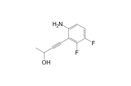 4-(2-Amino-5,6-difluorophenyl)-3-butyn-2-ol