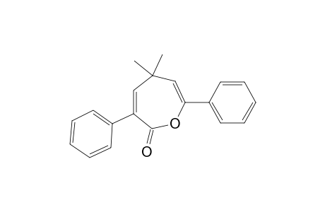 2(5H)-Oxepinone, 5,5-dimethyl-3,7-diphenyl-