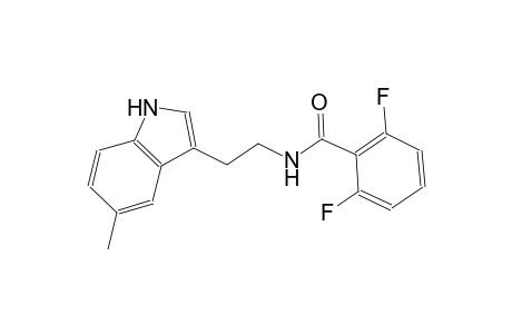 2,6-difluoro-N-[2-(5-methyl-1H-indol-3-yl)ethyl]benzamide