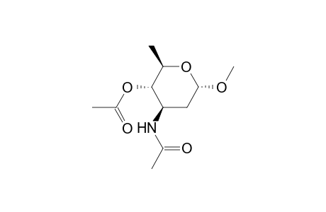 Methyl-4-O-acetyl-3-acetylamino-2,3,6-tridesoxy-alpha-D-xylo-hexopyranoside