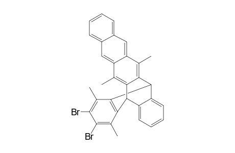 2,3-Dibromo-5,14-dihydro-1,4,6,13-tetramethyl-5,14-(o-benzeno)pentacene